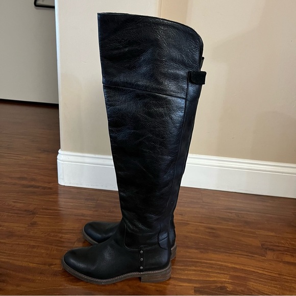 Franco Sarto Women’s Haleen Black Over the Knee Boots size 8 - Picture 6 of 13